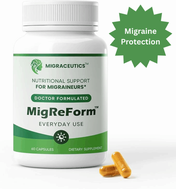 MigReForm | Doctor Formulated Natural Daily Multivitamin Migraine Supplement for Ongoing Protection