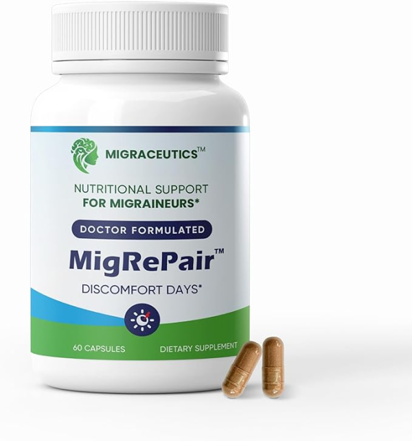 MigRePair | Doctor Formulated Evidence-Based Herbal Supplement for Migraine Relief Needs