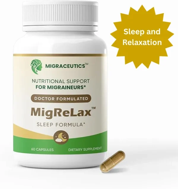 MigReLax | Doctor Formulated Herbal Supplement for Relaxation and Sleep Needs - USE CODE SLEEP26