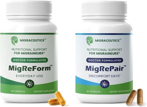 MigReForm, MigRePair – Bundle of 2 Bottles (120 Capsules)